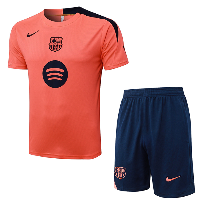 Chandal del Barcelona Manga Corta 25-26 Naranja - Pantalon Corto